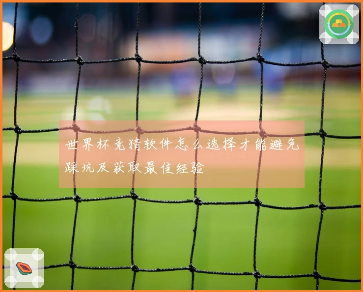 世界杯竞猜软件怎么选择才能避免踩坑及获取最佳经验
