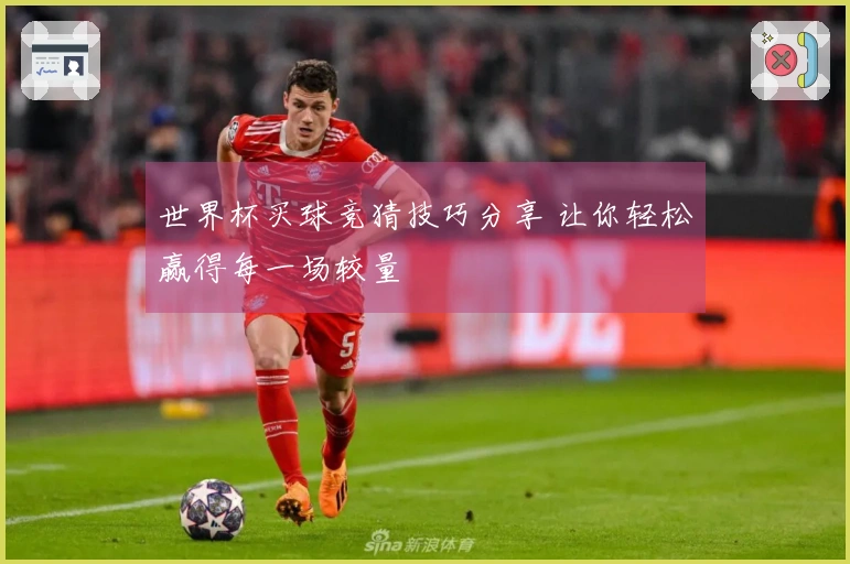 世界杯买球竞猜技巧分享 让你轻松赢得每一场较量