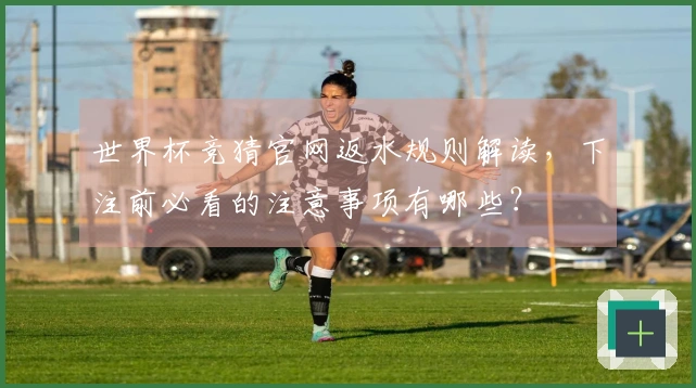 世界杯竞猜官网返水规则解读，下注前必看的注意事项有哪些？